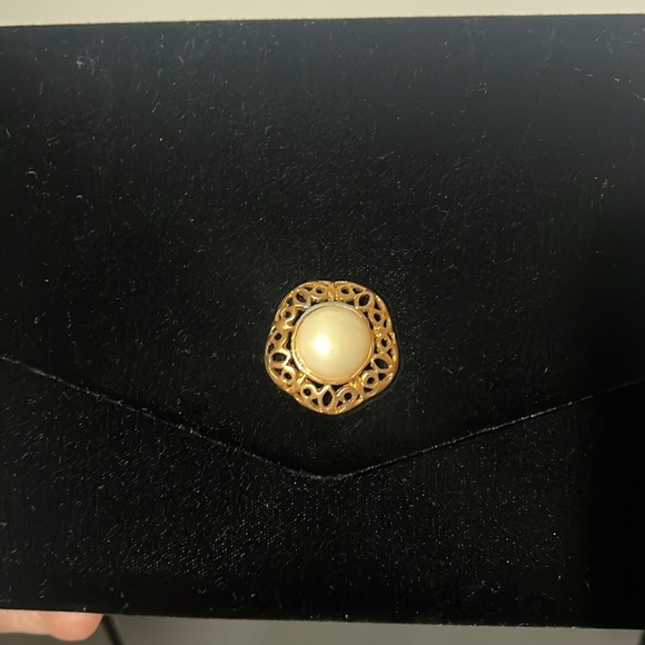 Black Velvet Clutch Purse - Picture 2 of 5